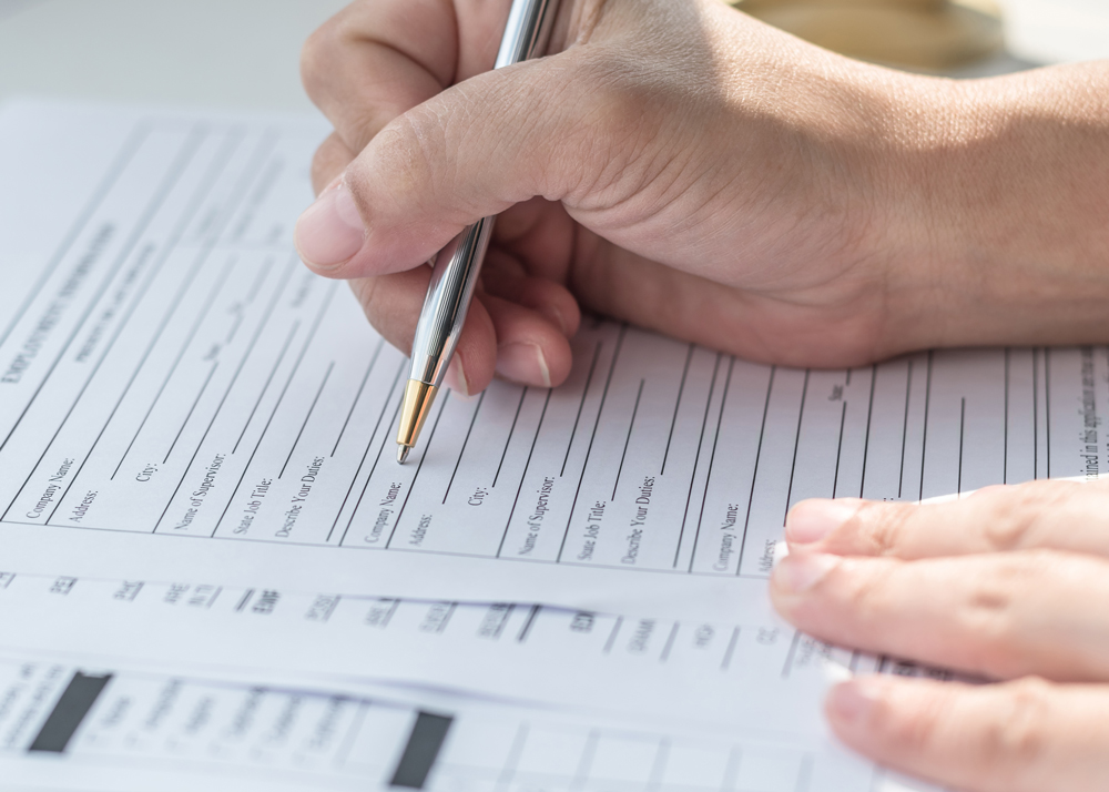 driving license application